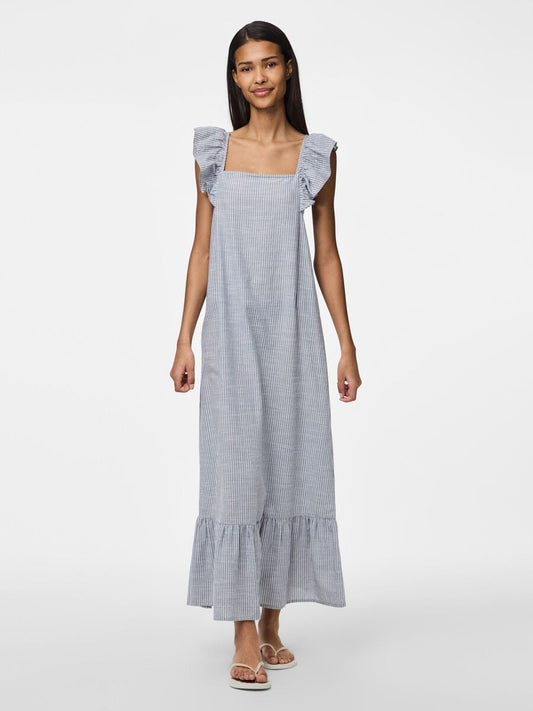 Cotton Linen Blend Maxi Dress