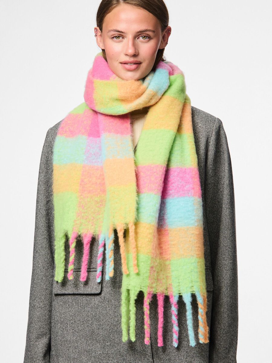 Brushed Check Scarf