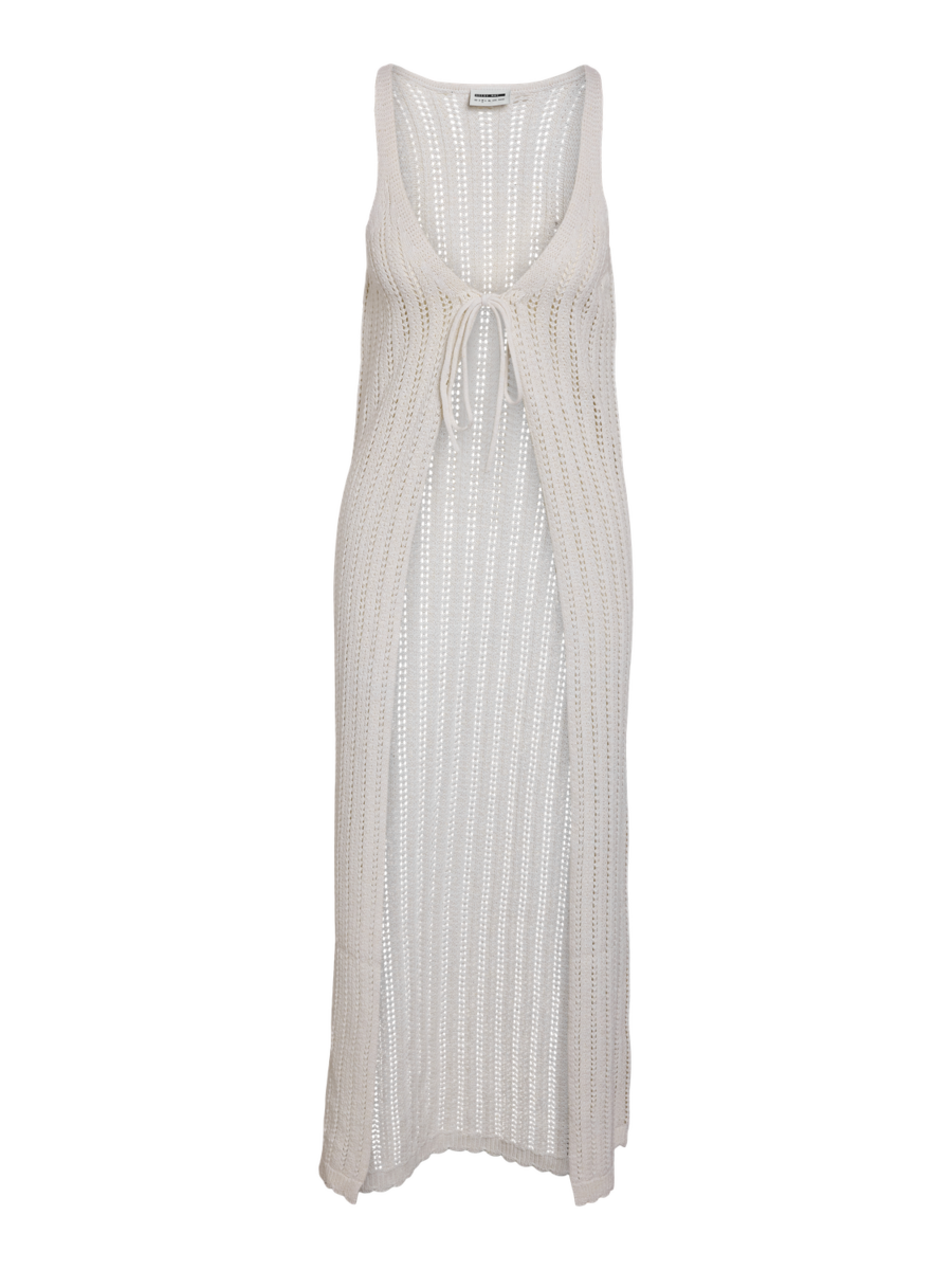 Open Knit Maxi Cardigan