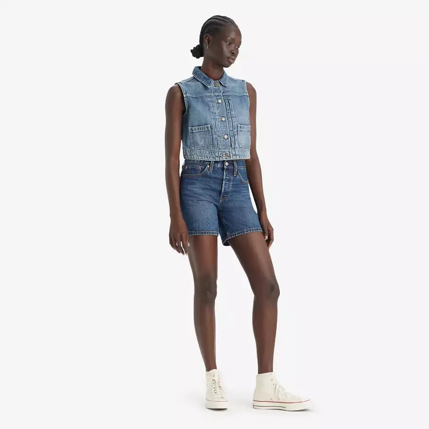 Levi's 501 Mid Thigh Shorts- Pleased to Meet You