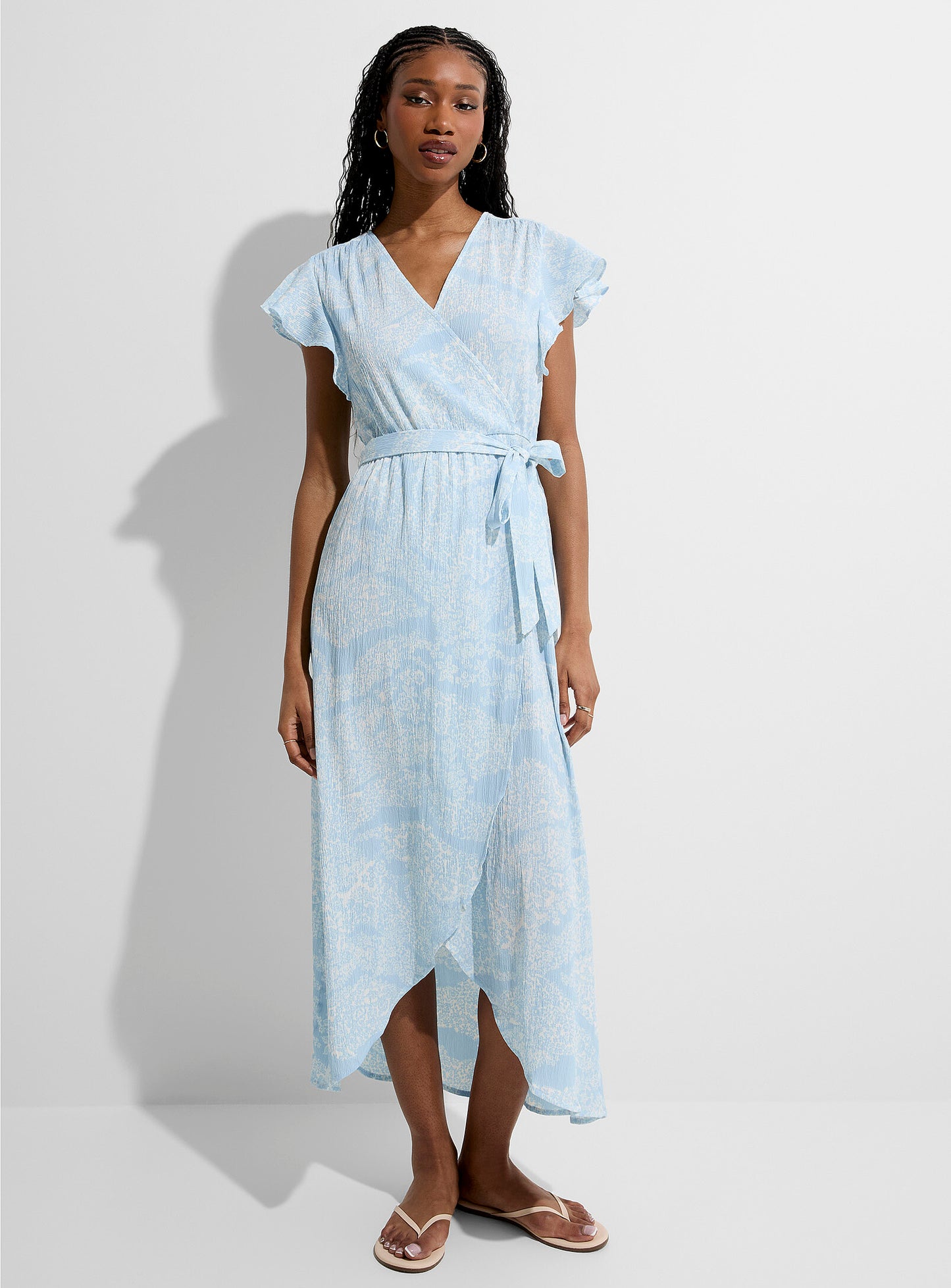Long Wrap Dress