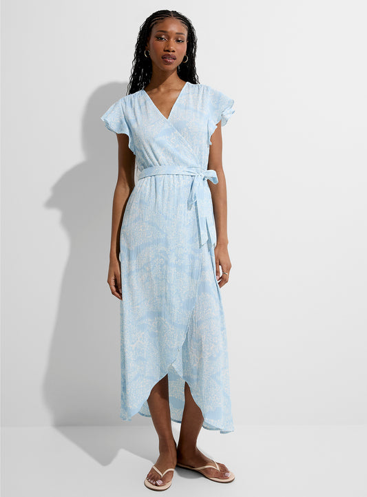 Long Wrap Dress