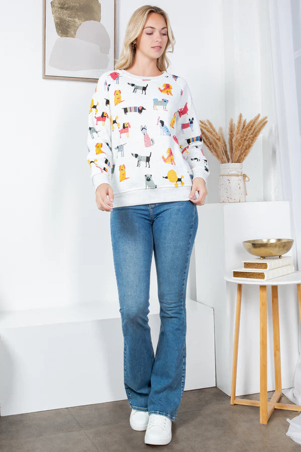 Colourful Dog Sweatshirt