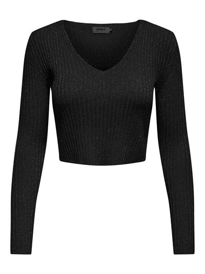 Charlotte Crop Glitter Top