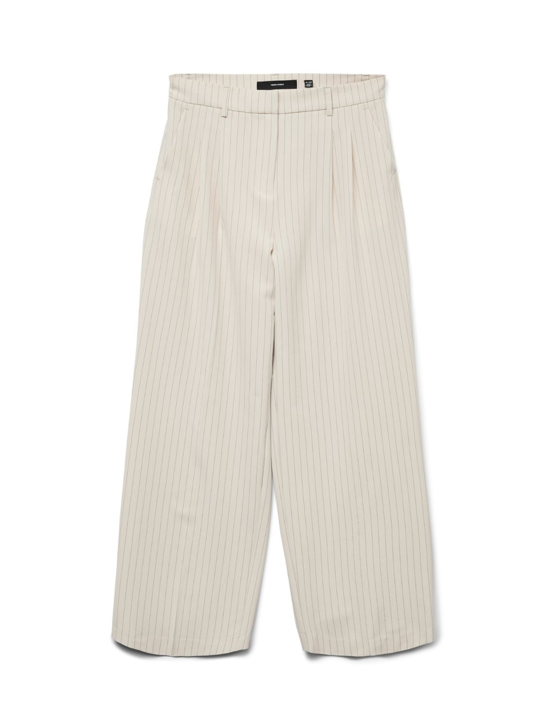 Pinstripe Wide Fit Tailored Pants