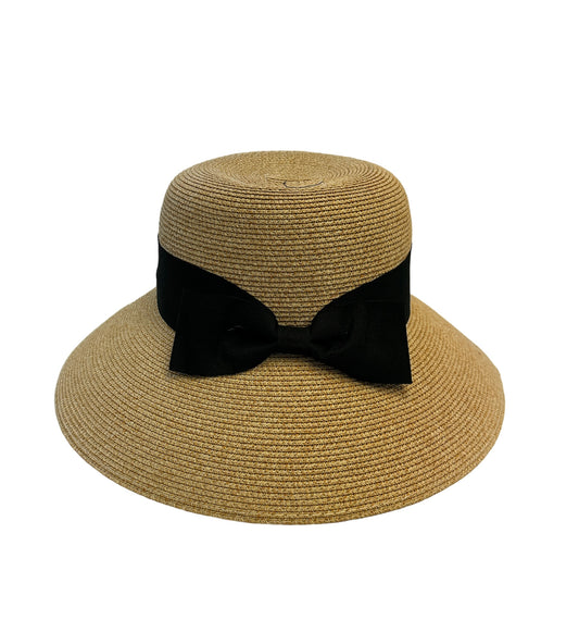 Side Bow Straw Hat