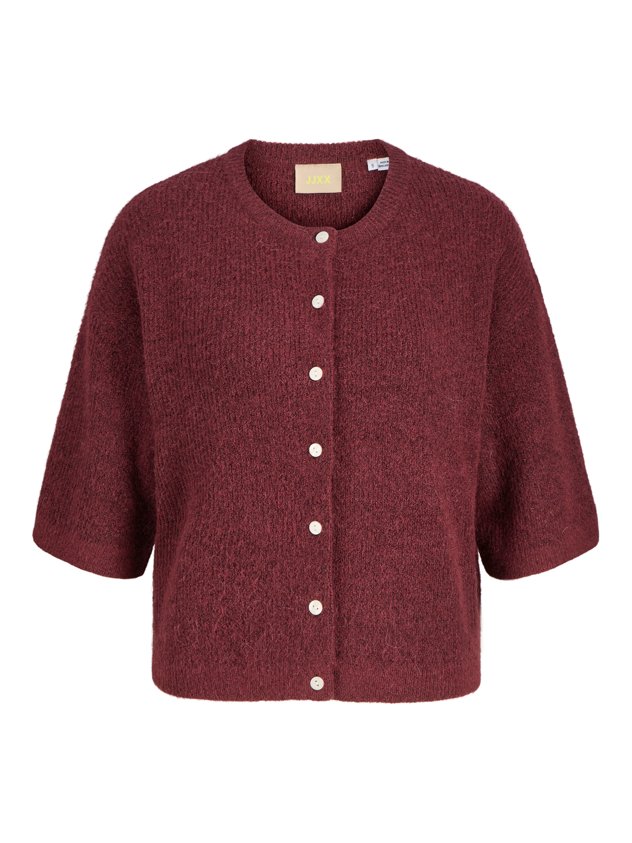 Short Sleeved Knit Cardigan