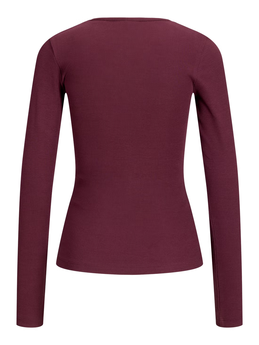 V-neck Cotton Long Sleeve Top