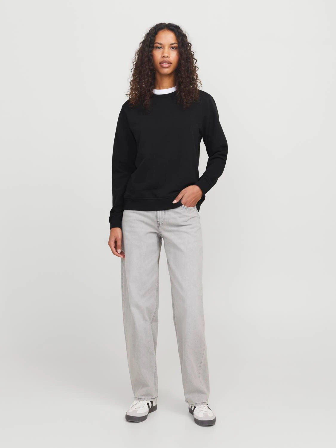 Cotton Solid Sweatshirt