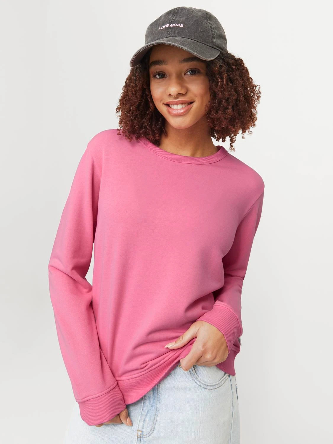 Cotton Solid Sweatshirt