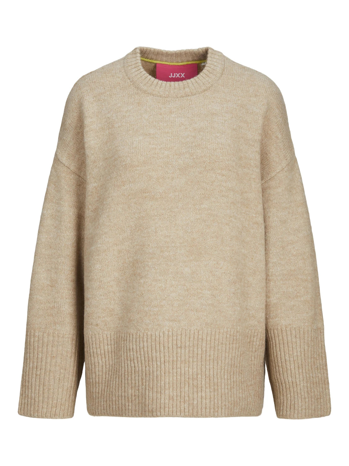 Dropped Shoulder Wool Pullover