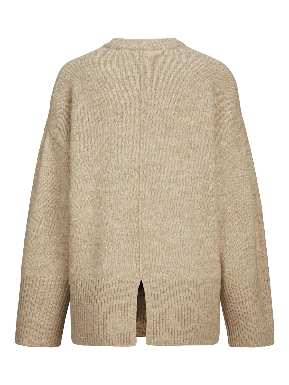 Dropped Shoulder Wool Pullover