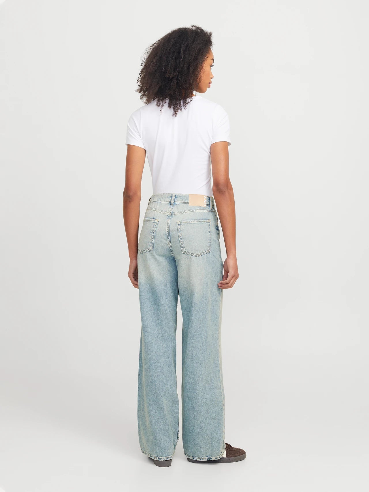 High Waist Wide Leg Light Jeans