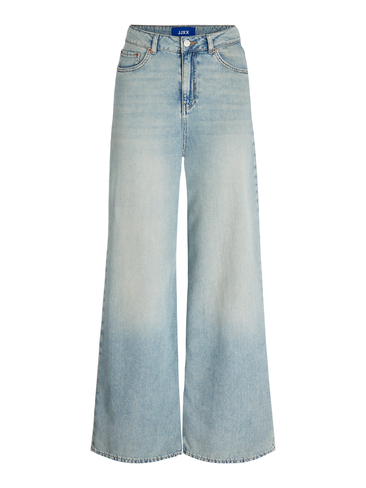High Waist Wide Leg Light Jeans