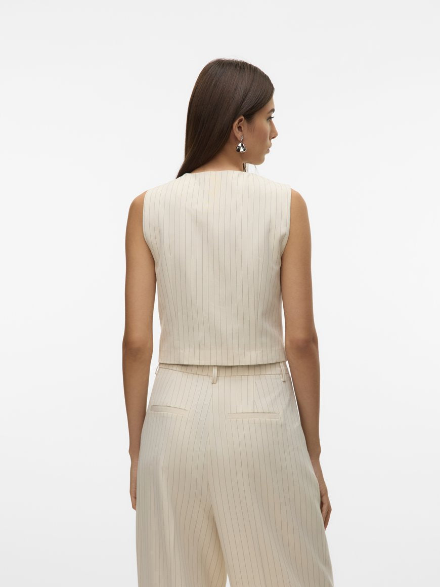 Pinstripe Tailored Vest