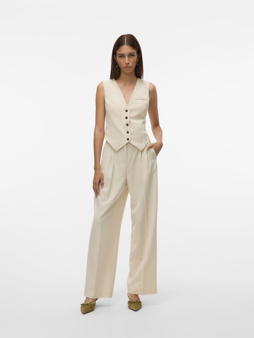 Pinstripe Tailored Vest
