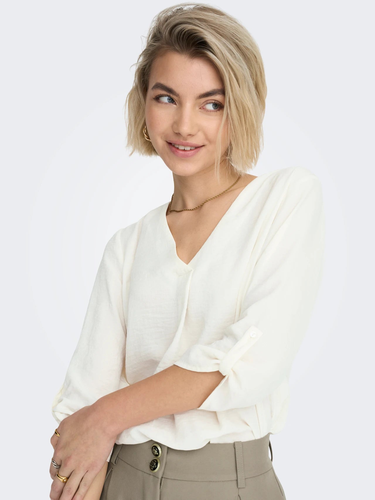 V-neck 3/4 Top