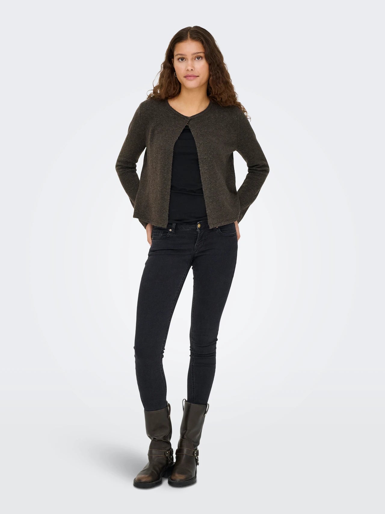 One Button Cardigan