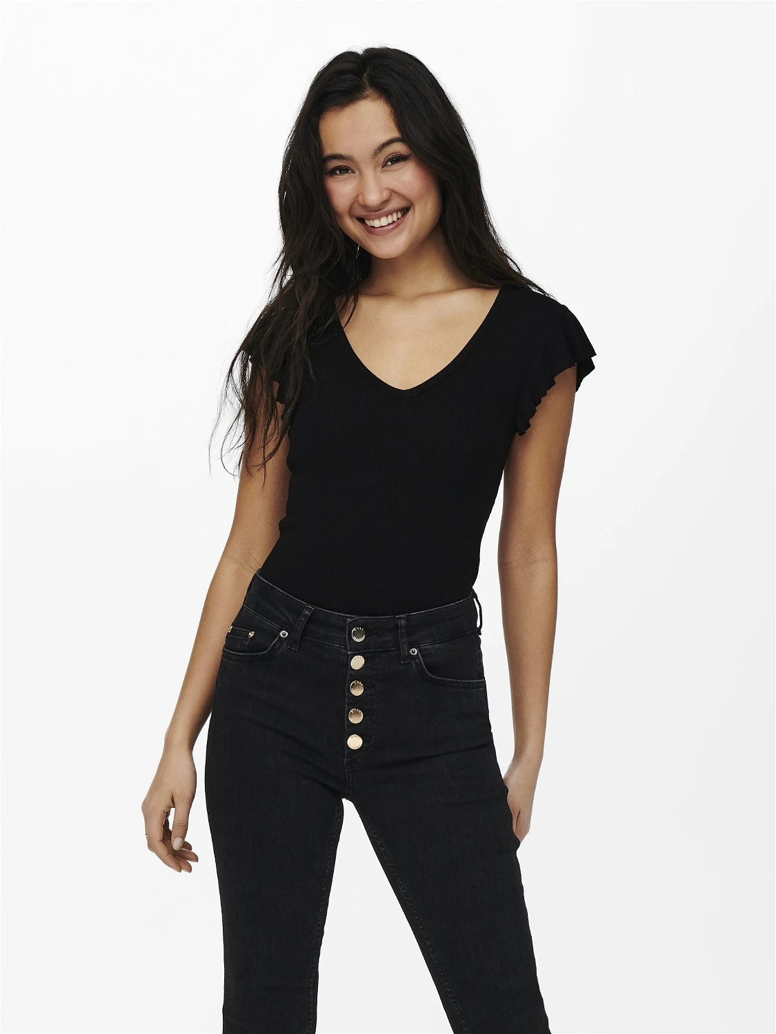 Frill Sleeve Tee