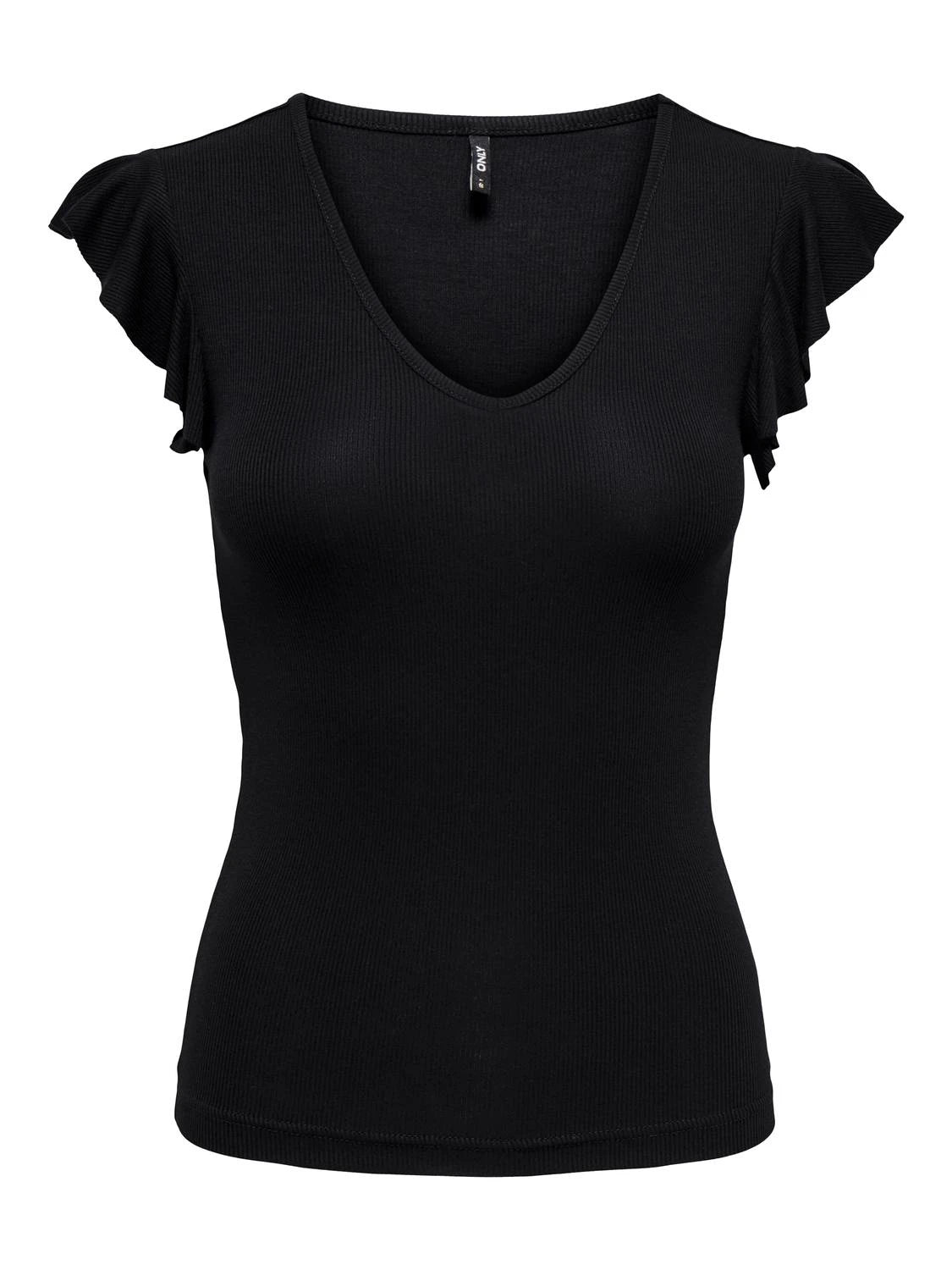 Frill Sleeve Tee
