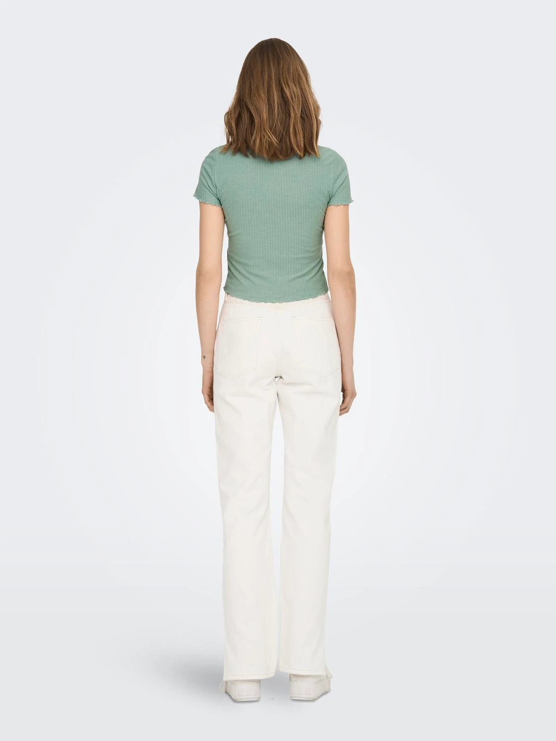 Ruffled Hem Tee