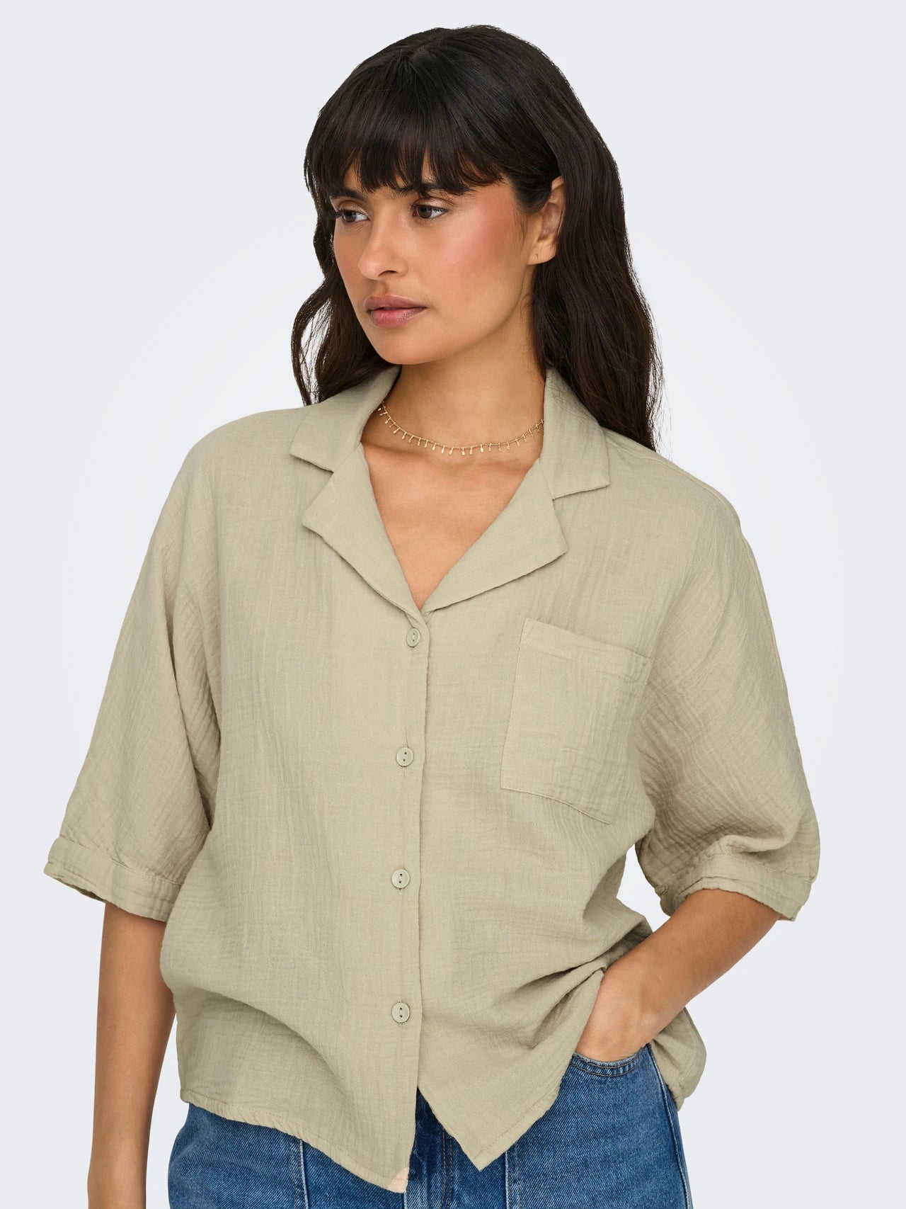Organic Cotton Short Sleeved Shirt