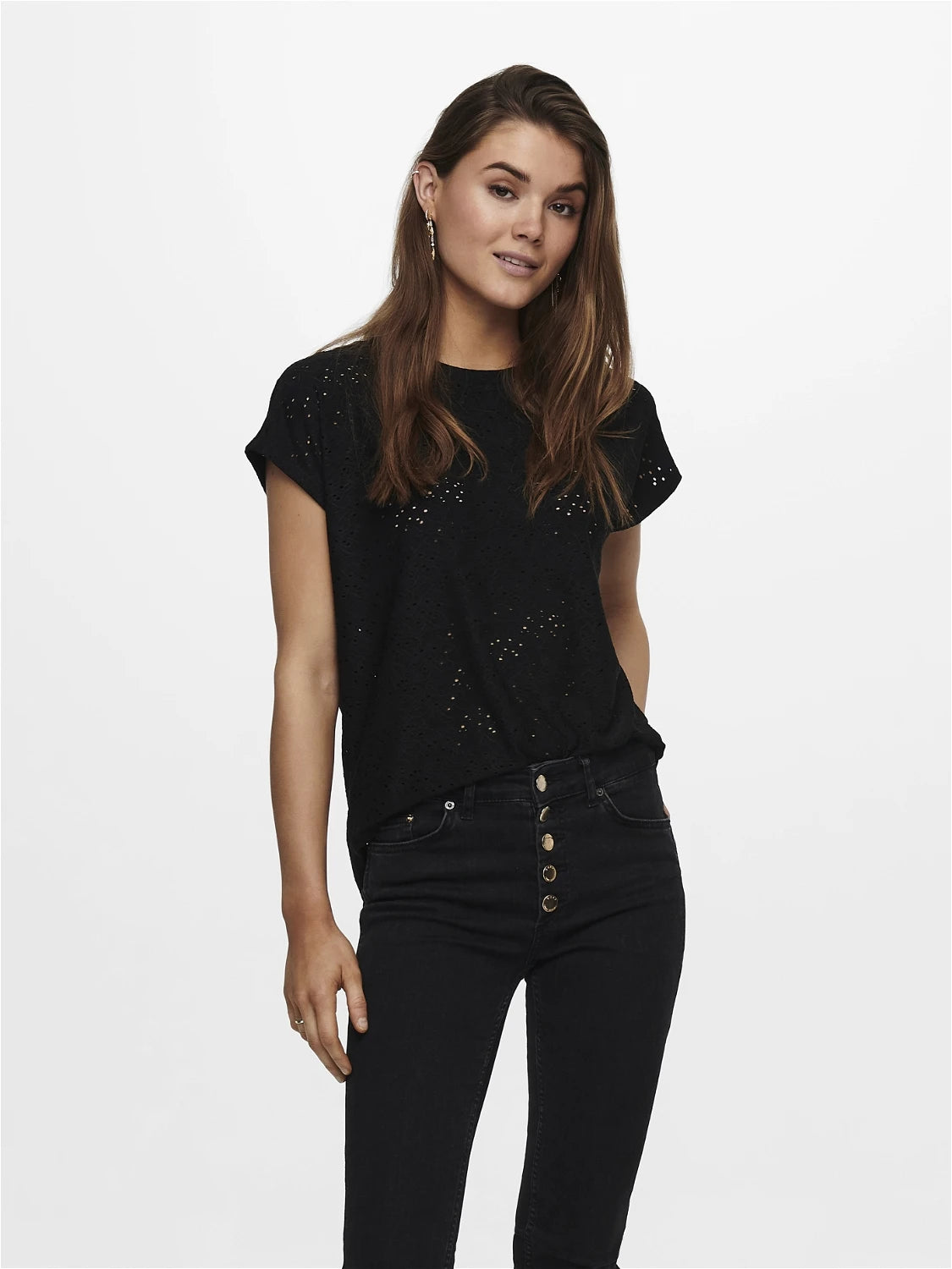 Eyelet Tee