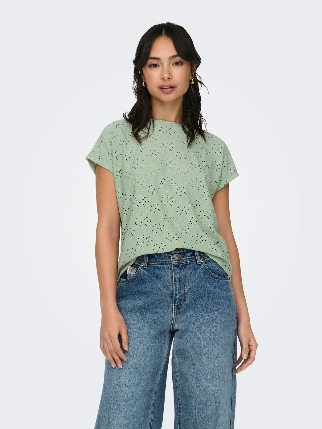 Eyelet Tee
