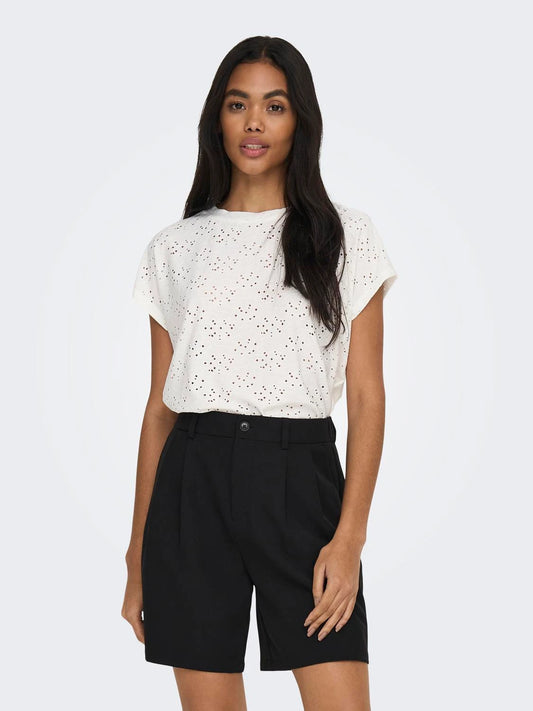 Eyelet Tee