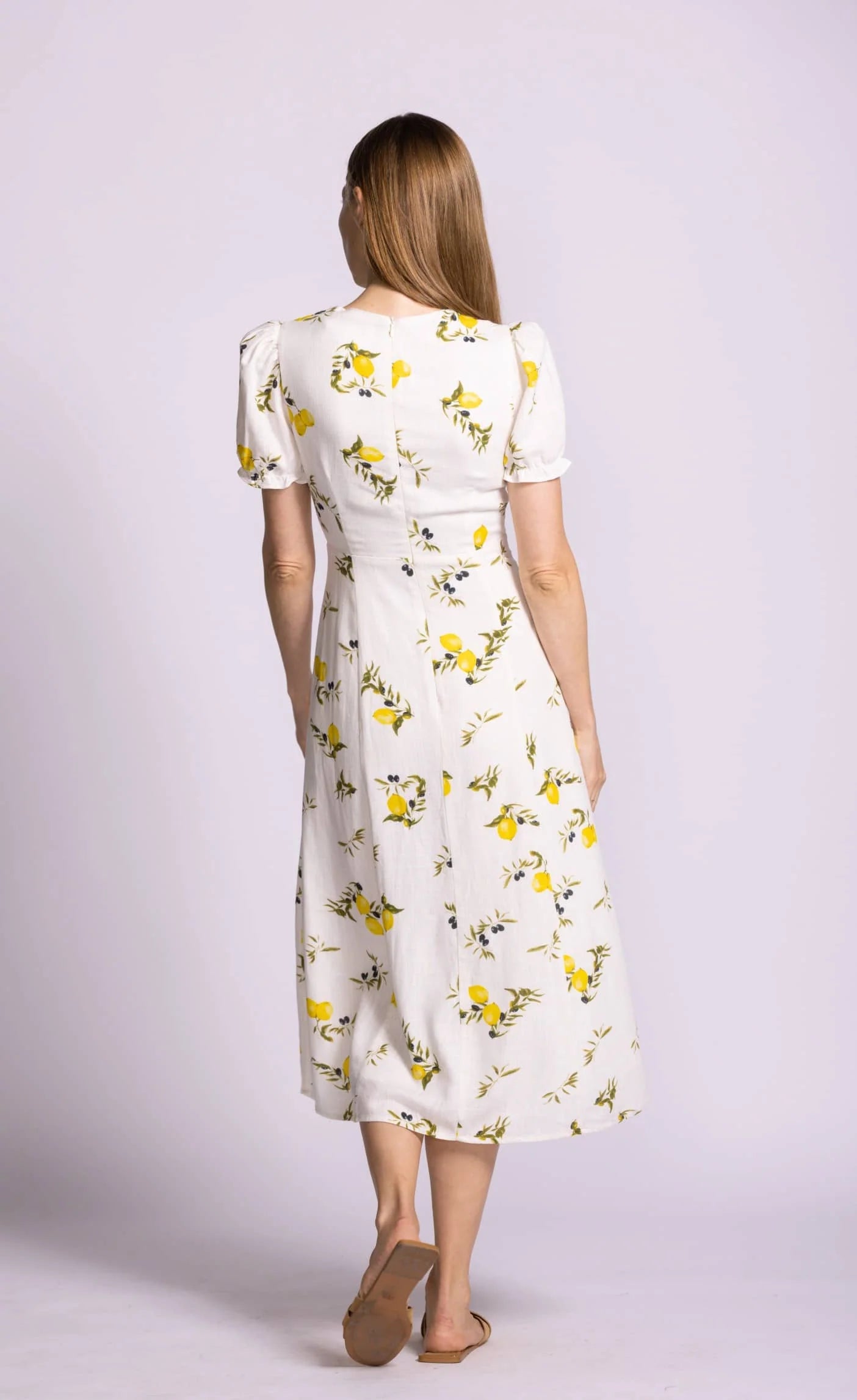 Lemon Print Dress