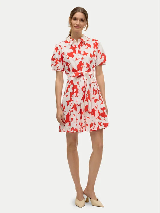 Floral Organic Cotton Shirt Dress