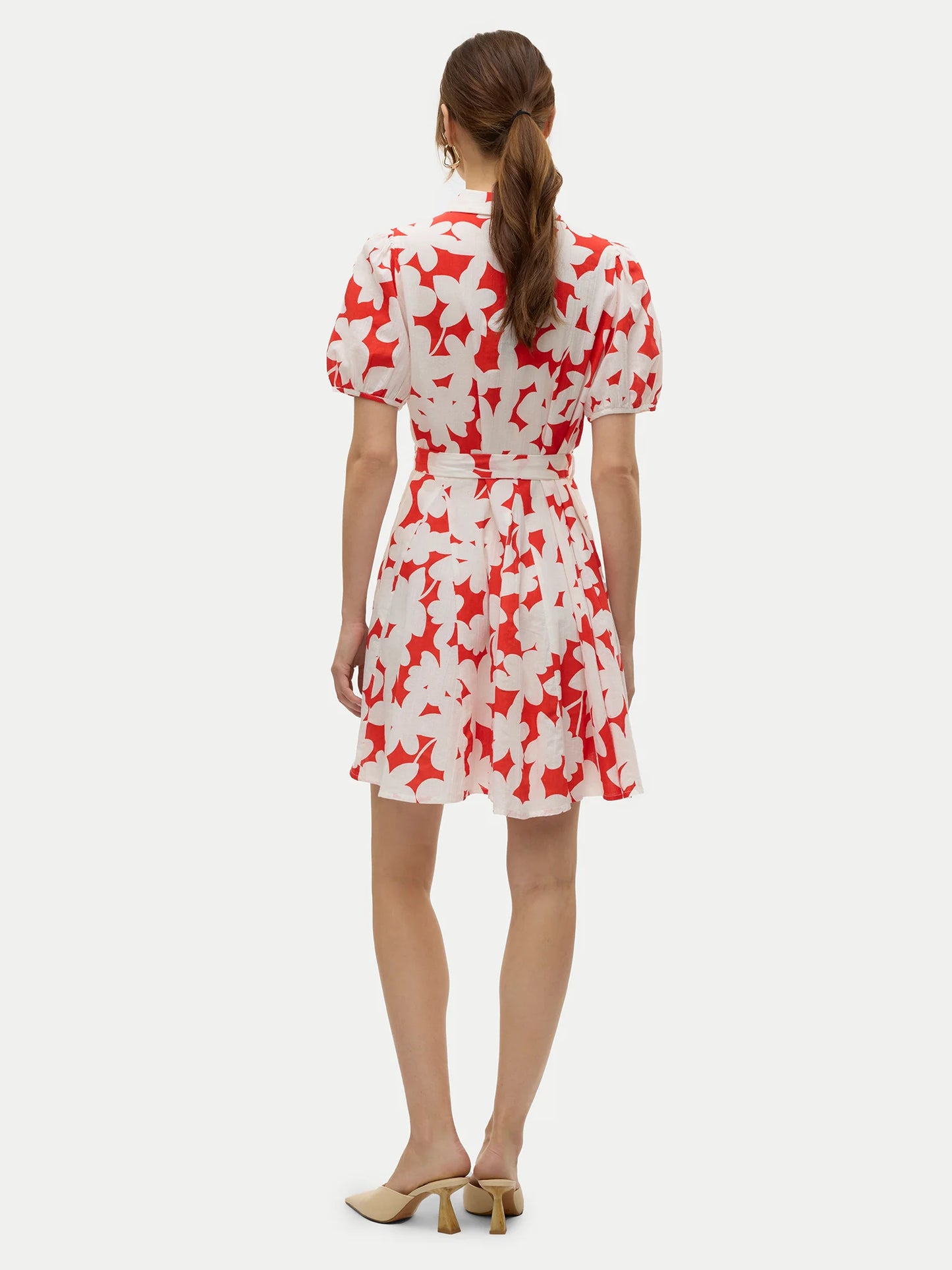 Floral Organic Cotton Shirt Dress