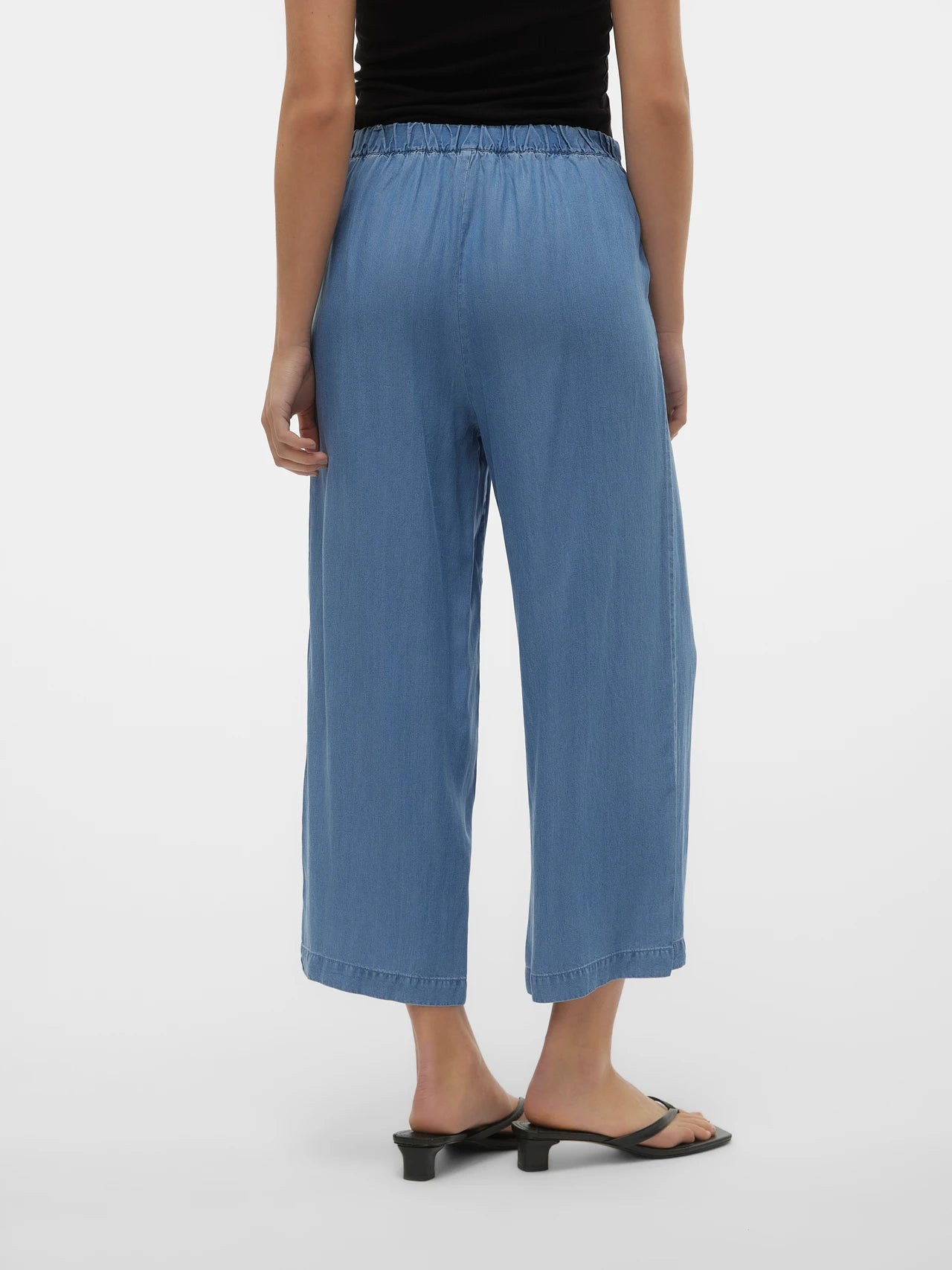 Light Denim Tencel Culotte