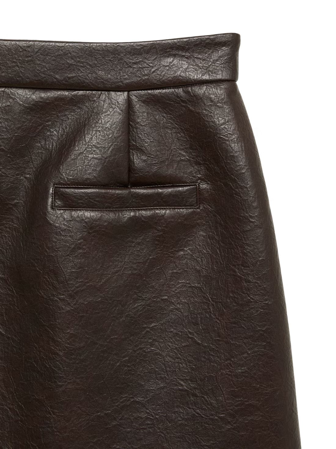 Faux Leather Mini Skirt