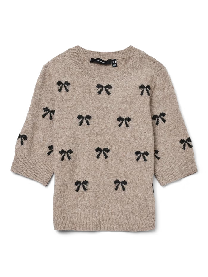 Knit Print Top