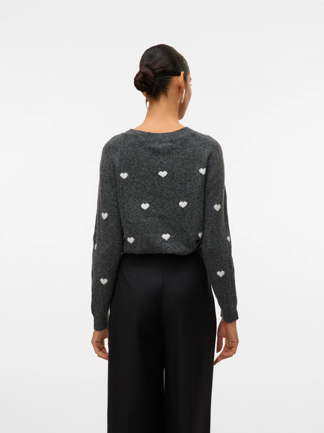 Heart Print Sweater