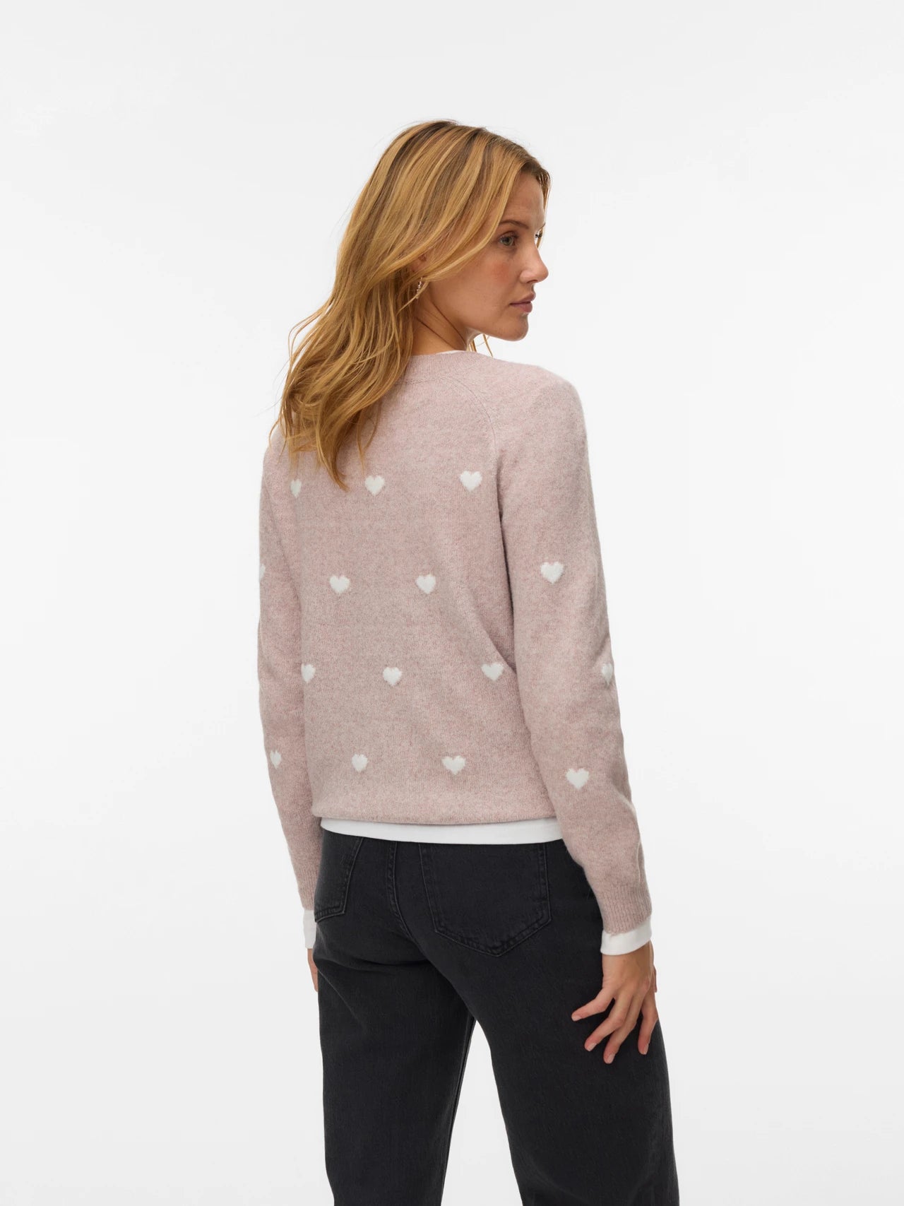 Heart Print Sweater