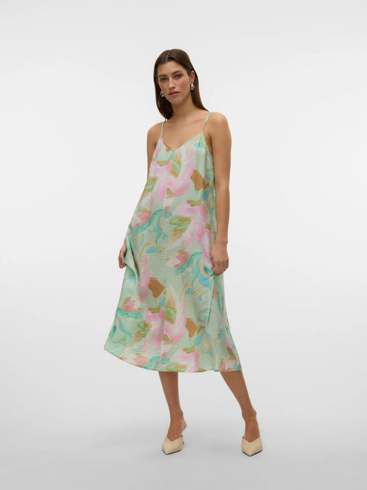 Printed Midi Dress
