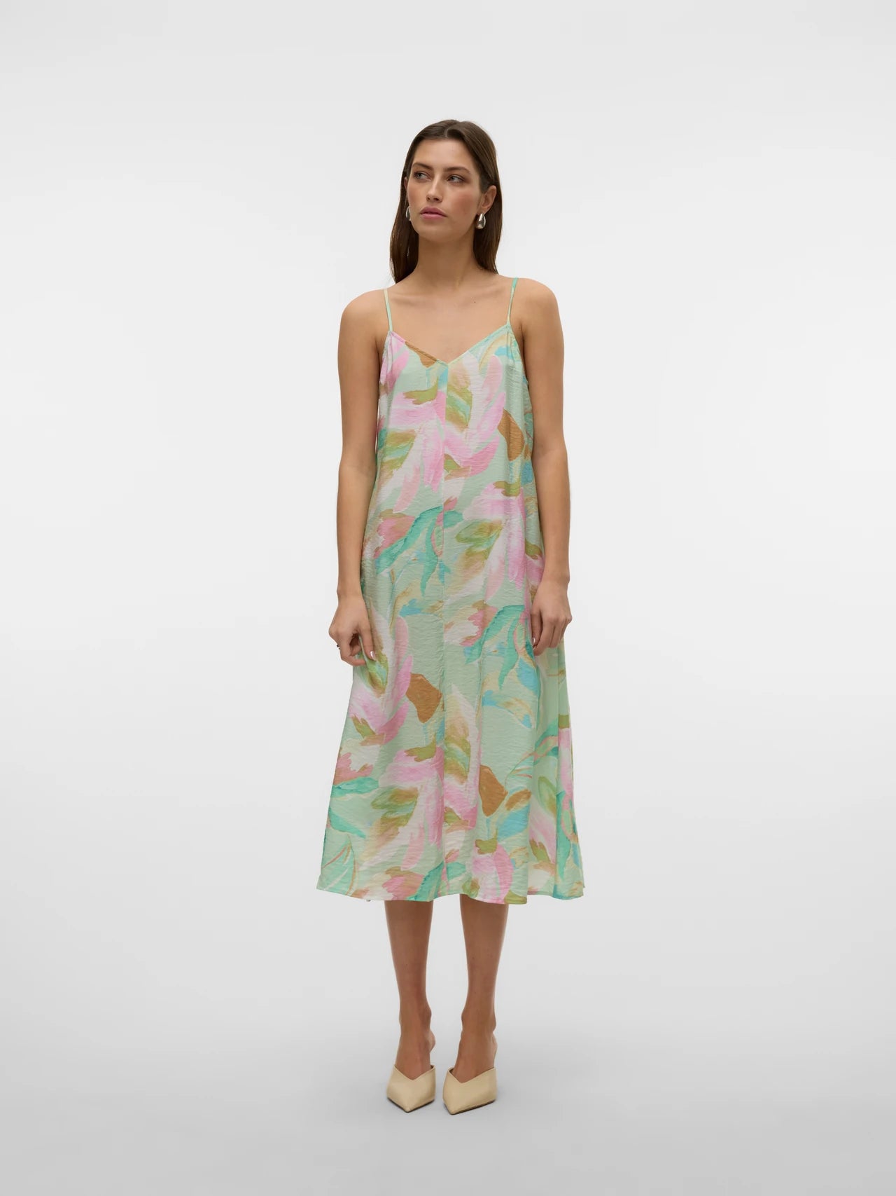 Printed Midi Dress