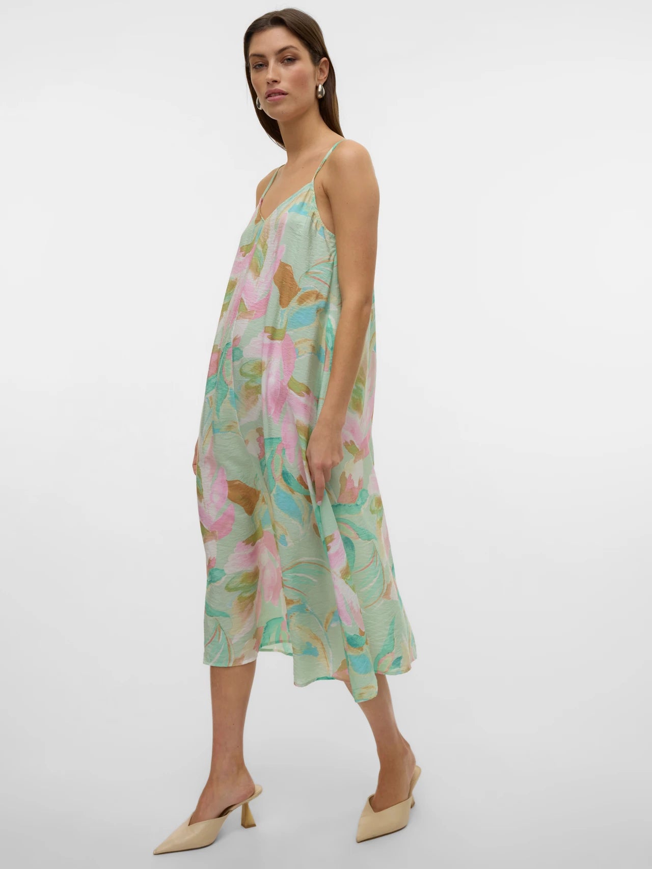 Printed Midi Dress