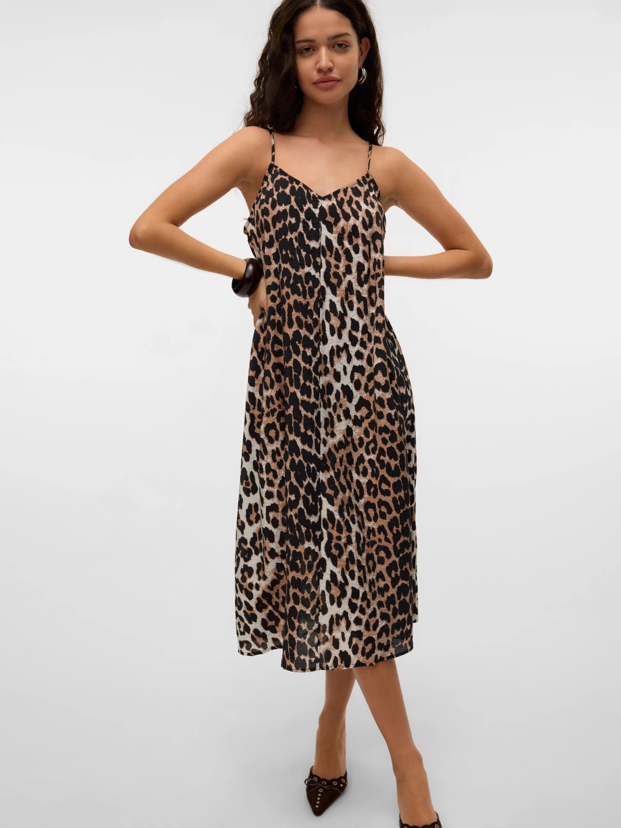 Printed Midi Dress