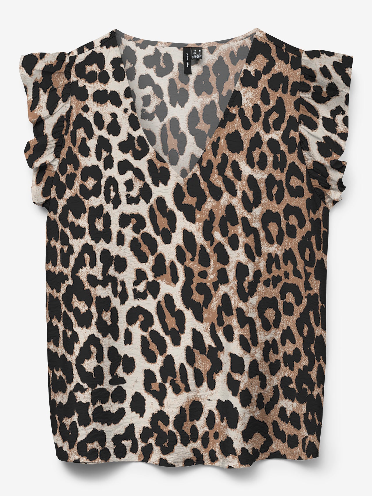 Printed Frill Top