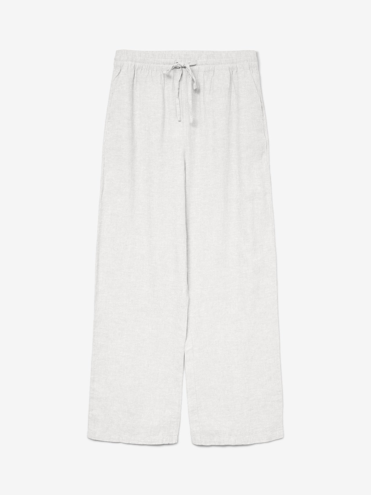 Linen Mid Waist Pants