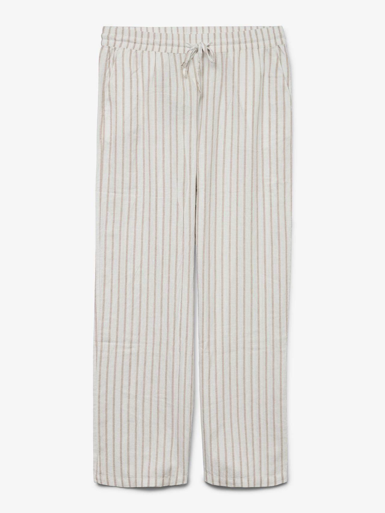 Linen Mid Waist Pants