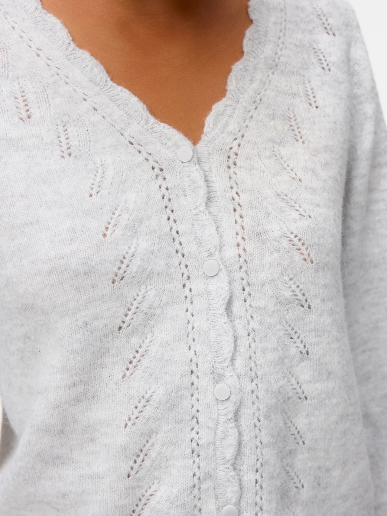 Scallop Detail Cardigan