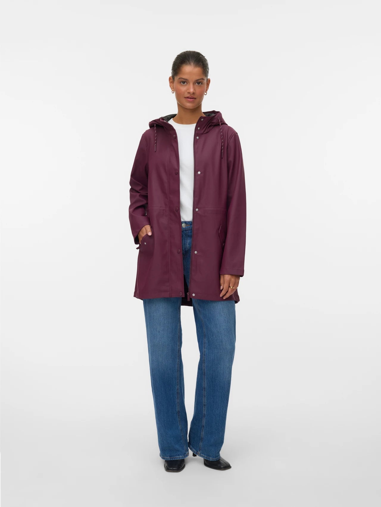 Rain Jacket - Wine