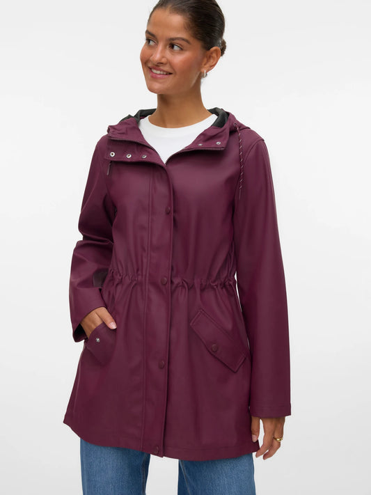 Rain Jacket - Wine