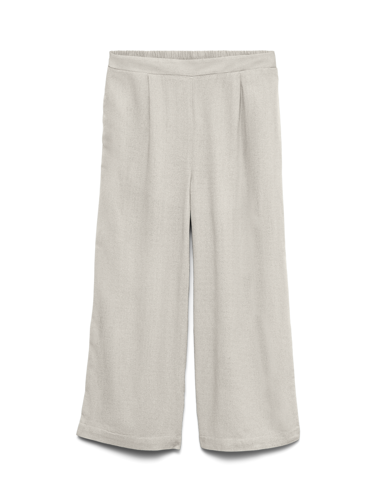 High Waisted Linen Culotte