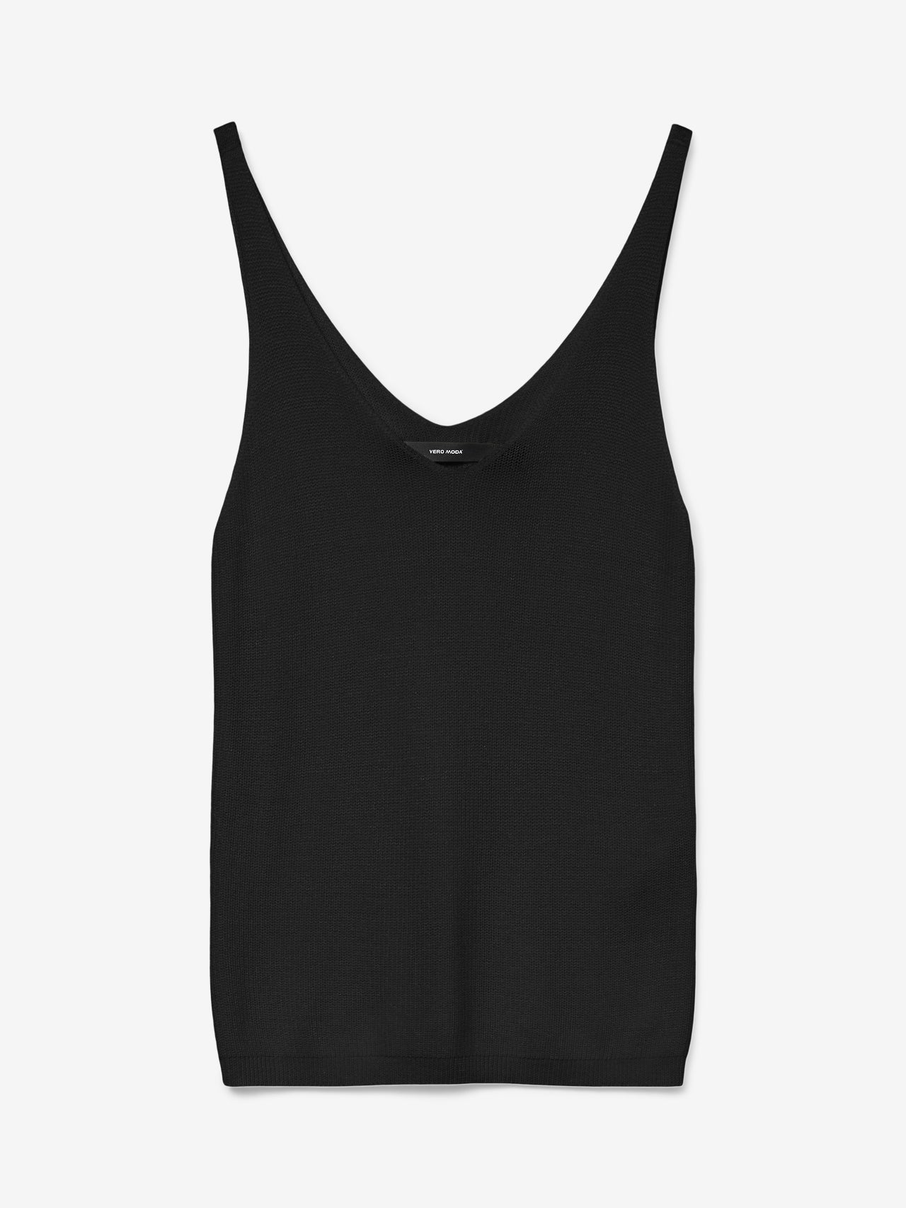 Vneck Sleeveless Knit Top