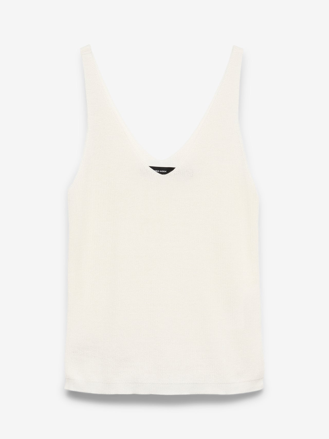 Vneck Sleeveless Knit Top